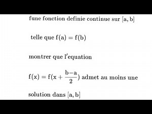 Une application du théorème des valeurs intermidiaires