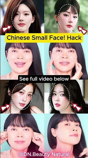 🔥Chinese Idol Face Slim Trick! Get a Smaller V-Face in 1 Minute! #faceslim #vface #slimface