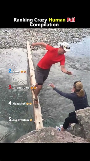 Ranking Crazy Human Fail Compilation 🤣💥 #funny #youtubeshorts #shorts #viral