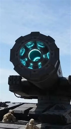 Giant Future Tank Fires Laser #ai