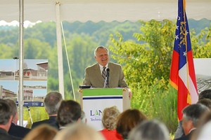 Lanier Technical College officially breaks ground at the location  of the new $100 million Hall Campus