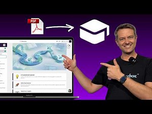 Turn a PDF into an online course in minutes (AI Tutorial) I Coursebox AI