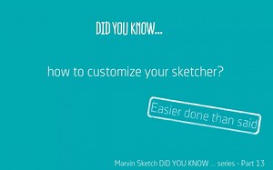 Part 13 MarvinSketch- 自定义设置