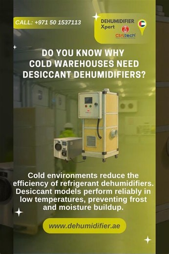 Why Desiccant Dehumidifiers Excel in Cold Room Humidity Control