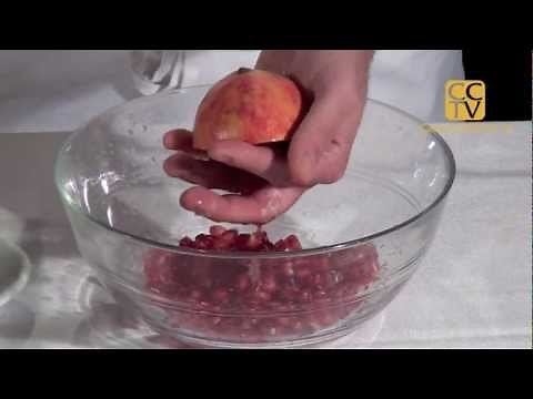 Seed a pomegranate
