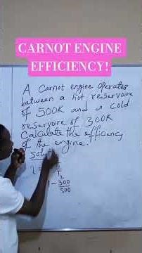 Carnot Engine Efficiency (University Thermodynamics) | AZ Advanced Maths & Physics‎