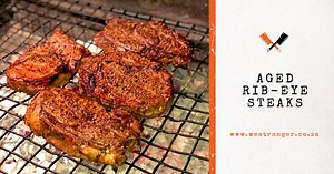 Aged Rib-Eye Steaks Braai - Meat Ranger | Braai Recipes