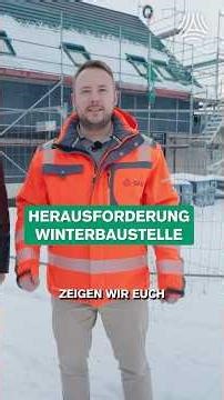 Herausforderungen auf Winterbaustellen! 🥶 #gfkingenieure #hausbau