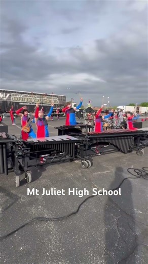 The lot is where it starts! Mt Juliet HS putting in the work! 🔥#mapexmarching #wgi2026