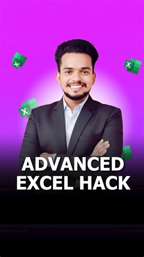 Advanced Excel Hack #thesanbytes #excel #tutorial
