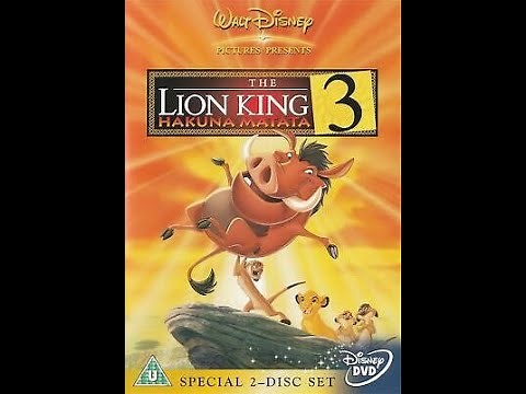 The Lion King 3: Hakuna Matata UK DVD Menu Walkthrough (2004) Disc 2