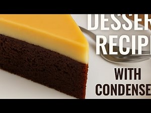 Easy Dessert with condensed Milk| No-Bake Cake|No Bake dessert recipe with condensed milk