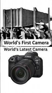 "World's First vs. Latest Camera – 200 Years of Innovation!"