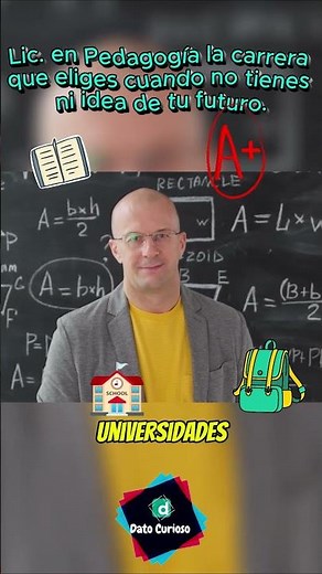 Bachelor's degree in Pedagogy, the career you choose when you have no idea about your future.