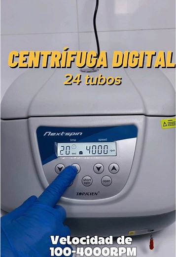 Centrífuga digital de 24 tubos: Eficiencia y tecnología