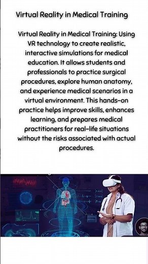 Virtual Reality in Medical Training