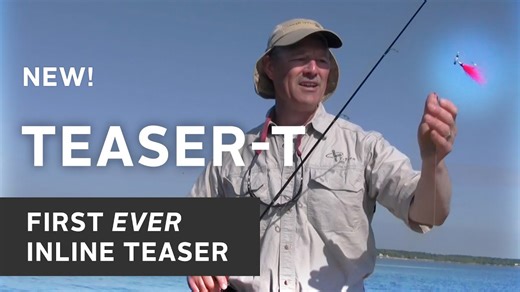 New! The Teaser-T - the first ever inline teaser rig for saltwater and freshwater