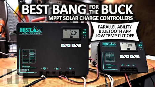 HQST MPPT 20A 40A 60A lithium solar charge controller review