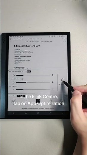 Simple Onyx Boox Settings to Make your text more crisp