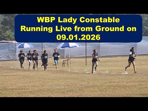 WBP Lady Constable Running Live from Ground on 09.01.2026