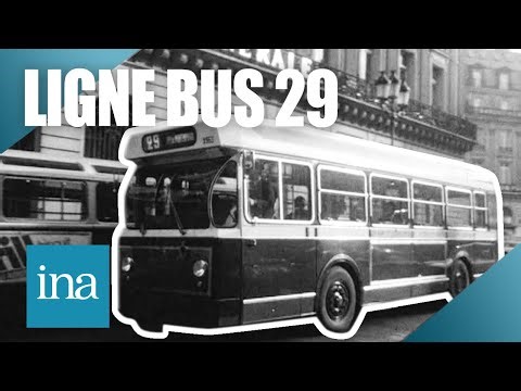 1968: The minibus of line 29 in Paris 🚌 | INA Archive