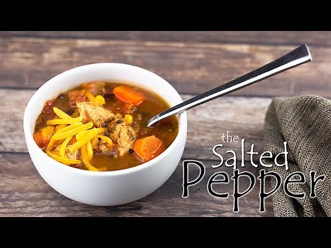 Easy 30-Minute Homemade Chicken Tortilla Soup in the Ninja Foodi Hot Cold Blender