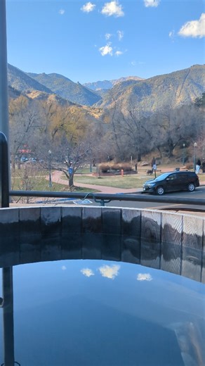 27 reactions | Crisp air calls for relaxing, heated mineral water  Enjoy a 90-minute soak in one of our outdoor cedar tubs. We use the mineral water from 7 Minute Spring - one of the eight natural springs right here in Manitou  See you soon! . . . #sunwaterspa #mineralwater #soakitup #coloradosprings #ManitouSprings #visitmanitousprings #healthandwellness #spaday #dayspa #mineralsprings #mineralwater #relax #restore #refresh #peace #tranquility | SunWater Spa | Facebook