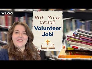 Book Homework! | Church Librarian Volunteers BTS & Vlog