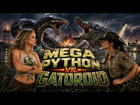 Mega Python vs. Gatoroid | Sci-Fi Action Full Movie HD | The Apocalypse of the Swamps