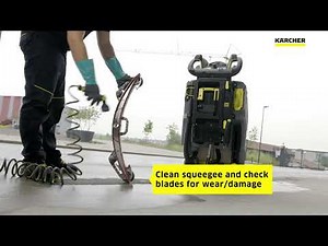 How to Use the B 50 W Bp Scrubber Dryer with Roller Brush Head R55? | Kärcher Professional UK