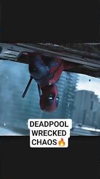 Deadpool Funny but Deadly Fight Scene | Epic Action Moment | 4K #MovieClips #Shorts #youtubeshorts