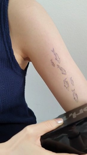 Just keep Swimming 🎶🐟 With Prinker, create water-resistant, soap-washable tattoos in any design! | Prinker