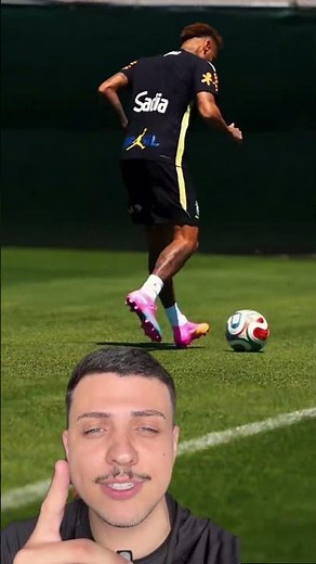 Neymar is already training in soccer cleats!!