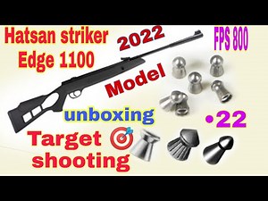 Hatsan striker Edge 1100 | New Model 2022 unboxing Review Target shooting .22lr‪@shinwarihunting‬
