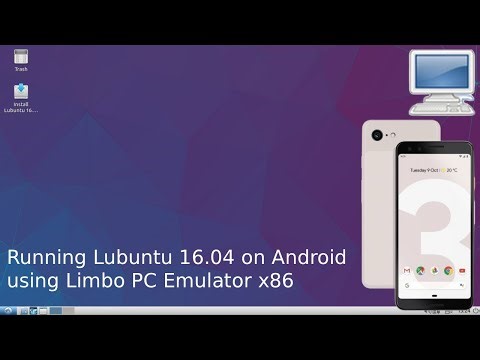 Running Lubuntu 16.04 on Android using Limbo PC Emulator x86