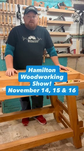 Come on out to the Hamilton Woodworking Show this weekend! November 14, 15 & 16 at the Caledonia Fairgrounds! #woodworking #canadian #tools #canadianwoodworking #woodworkingcommunity #diy #wood #community #giveaway | Canadian Woodworking & Home Improvement