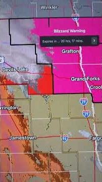 BLIZZARD Warning Grand Forks Area... 80 mph thunderstorm gusts not out of the question.