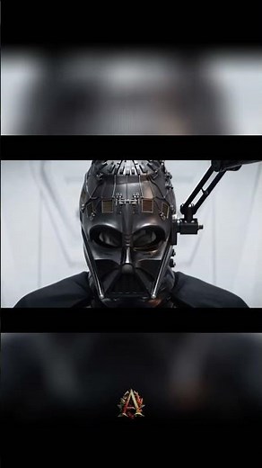 Darth Vader's True Face Revealed! Scarred & Cybernetic Reveal #shorts