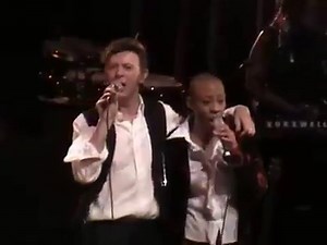 61K views · 1.4K reactions | DAVID BOWIE & GAIL ANN DORSEY - ABSOLUTE BEGINNERS (New York City - October 2002) | Radio Karont | Facebook
