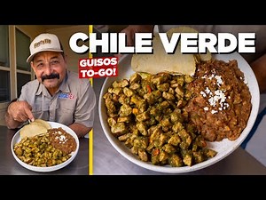 GREEN CHILI PORK STEW! How to Make a Puerco en Salsa Chile Verde Recipe the Easy Way (Guisos To-Go!)