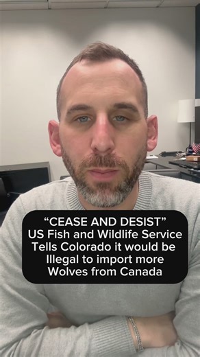 Federal government tells Colorado Parks and Wildlife not to import wolves from Canada