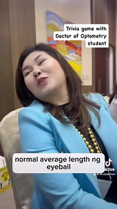 2K views · 34 reactions | Let me give you some eye ️trivia. The average length of the eyeball is 24mm. The most common symptom of myopia 邏is nearsightedness or clear vision at near but blurred vision when looking faraway  | Dr. Lareen Dawn Tan | Facebook