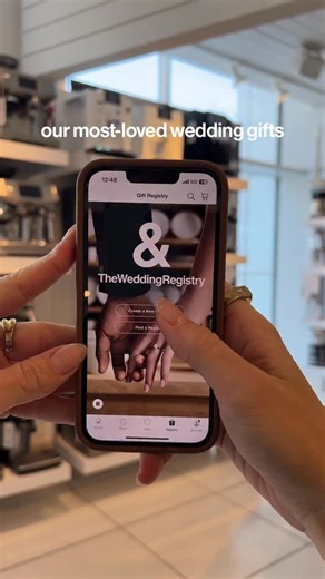 Crate and Barrel | Our favorite button: Add to Registry! In store or at home, it’s easy to add gifts to your wedding registry with a simple scan. Keep... | Instagram