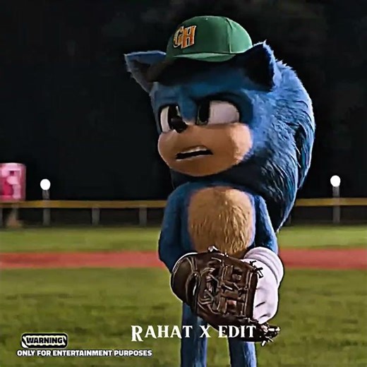 Sonic Plays Baseball in Ultra Realistic 3D! ⚡🏏 #trend