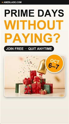 Prime Big Deal Days Oct 6-7: get the free trial first #shorts
