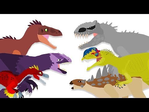 Utahraptor | DinoMania - Dinosaurs cartoons battles - animated movies 2018