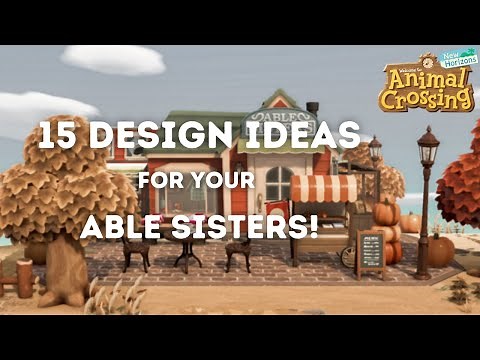 15 Design Ideas for your Able Sisters Shop! | Animal Crossing New Horizons