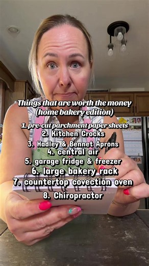 What’s at the top of your list? #bakedbythelake #worththemoney #thingsworthbuying #homebakery #homebaker