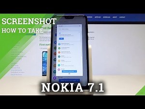 How to Take Screenshot on NOKIA 7.1 - Save Screen Tutorial