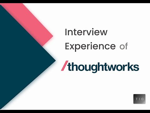 Thoughtworks Interview Experience
